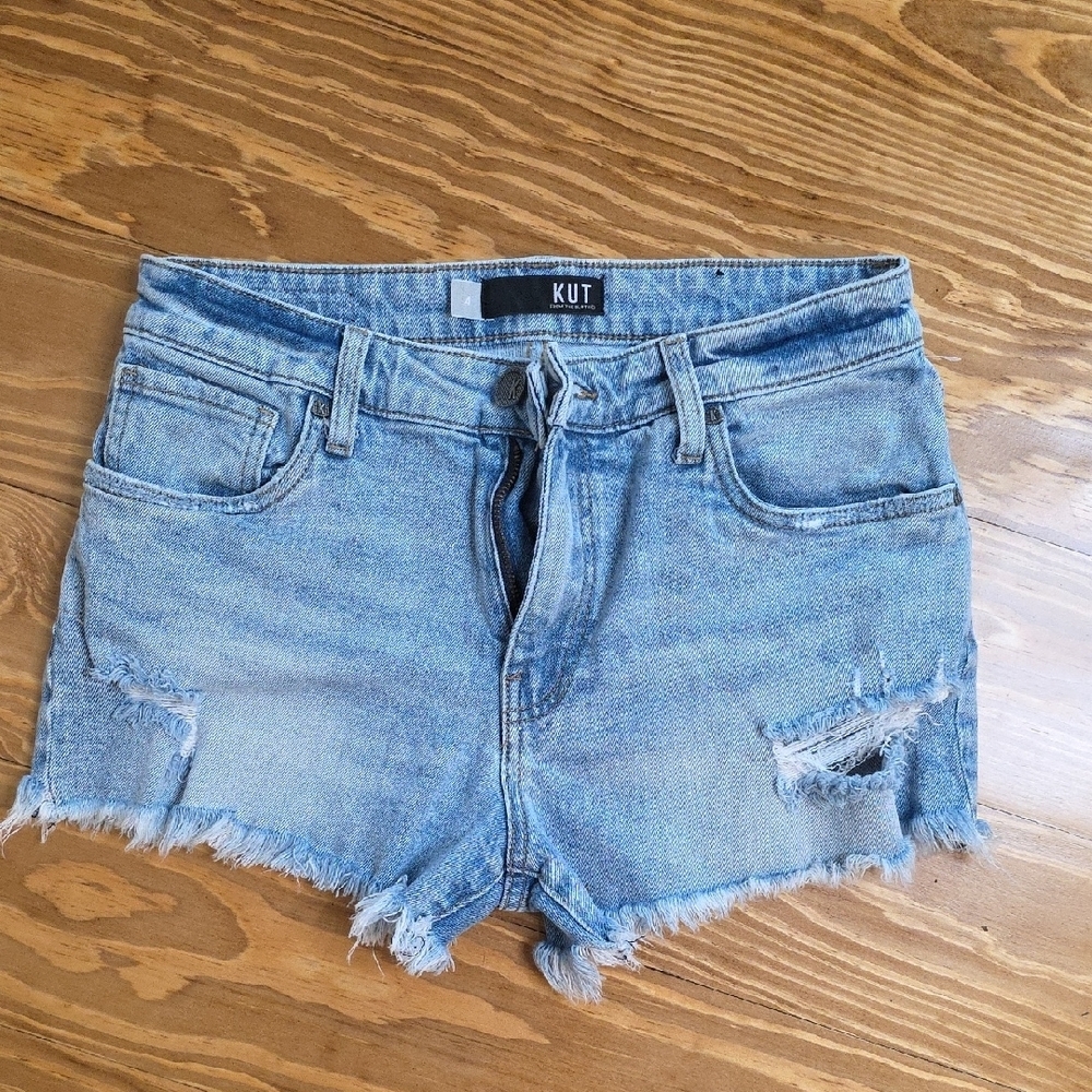 Kut from the Kloth Blue Jean Shorts